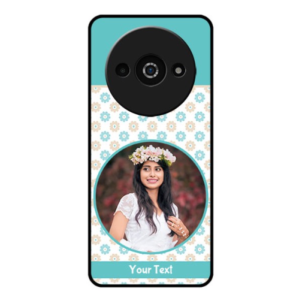 Redmi A3X Custom Glass Phone Case - Beautiful Flowers Design Redmi A3X Custom Glass Phone Case - Beautiful Flowers Design