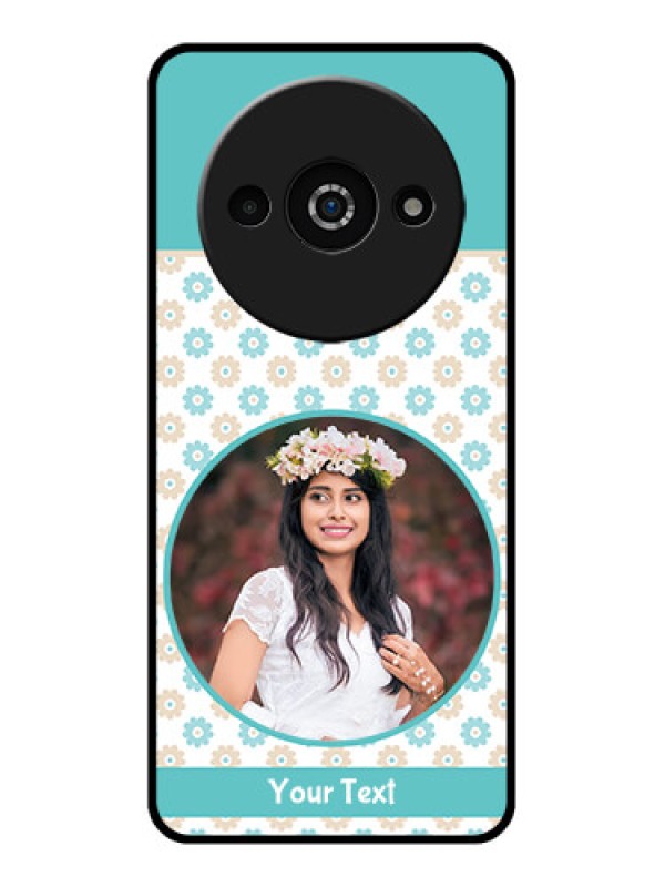 Custom Redmi A3X Custom Glass Phone Case - Beautiful Flowers Design