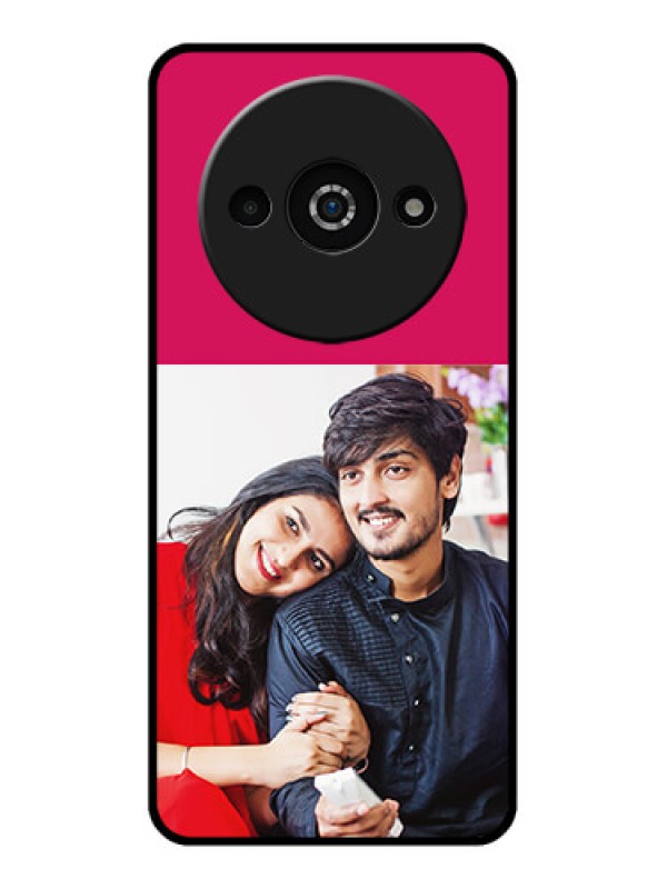 Custom Redmi A3X Custom Glass Phone Case - Anniversary Cover Design