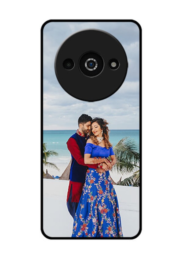 Redmi A3X Custom Glass Phone Case - Upload Full Picture Design