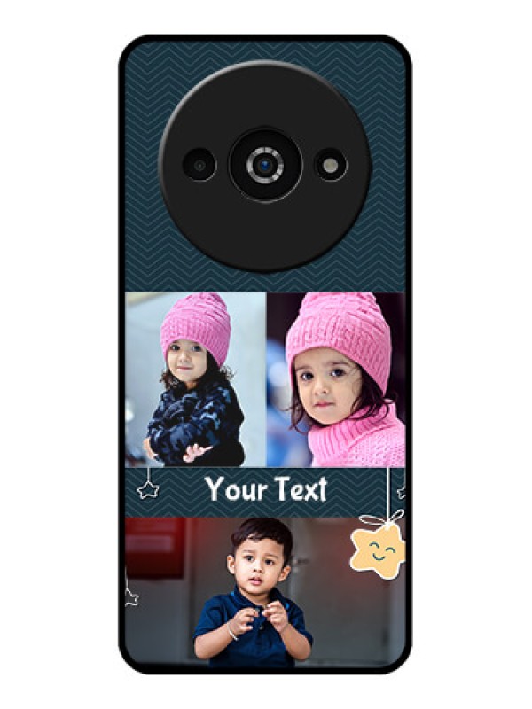 Custom Redmi A3X Custom Glass Phone Case - Hanging Stars Design