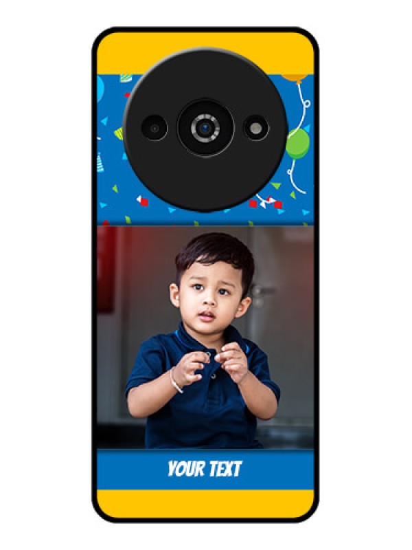 Custom Redmi A3X Custom Glass Phone Case - Birthday Wishes Design