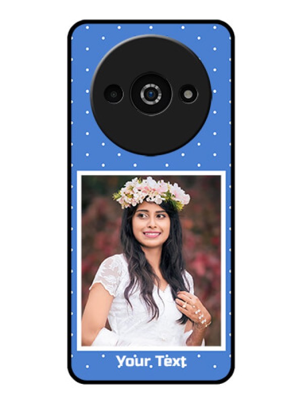 Custom Redmi A3X Custom Glass Phone Case - Polka Dots Design