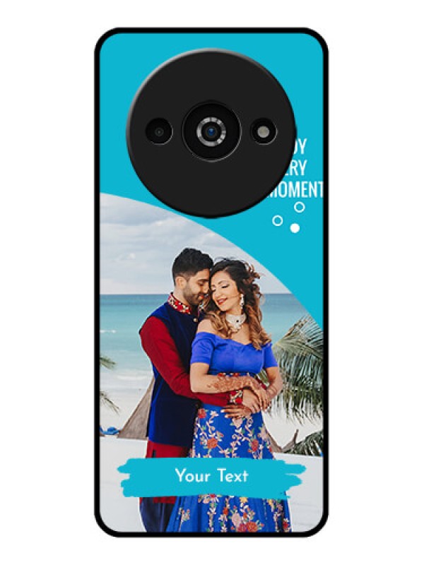 Custom Redmi A3X Custom Glass Phone Case - Happy Moment Design