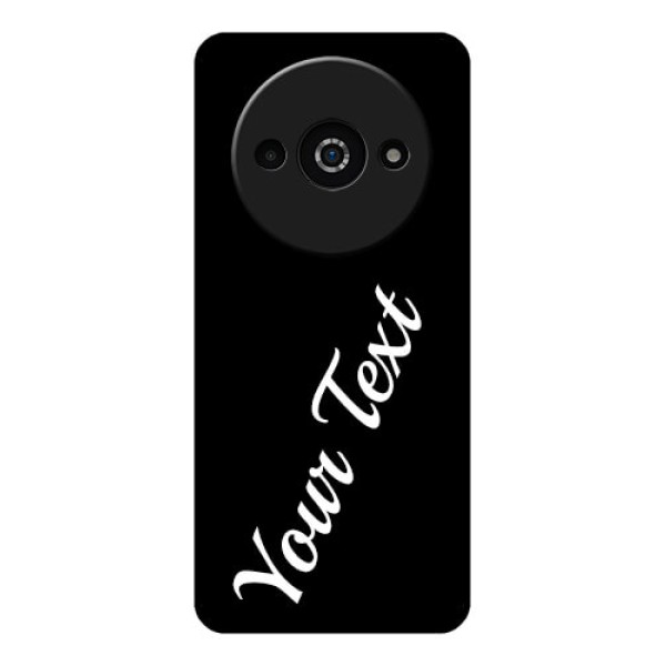 Redmi A3X Custom Glass Phone Case - With Your Name Design