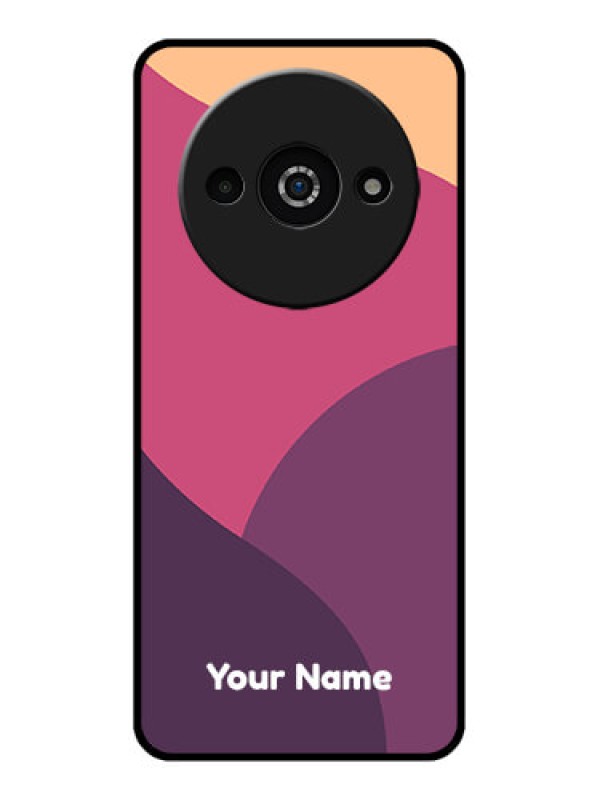 Custom Redmi A3X Custom Glass Phone Case - Mixed Multi - Colour Abstract Art Design