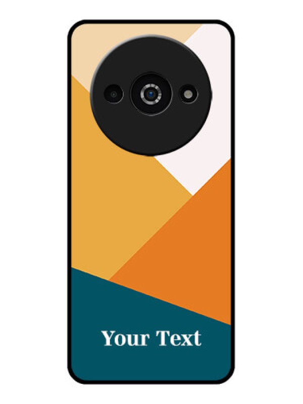 Custom Redmi A3X Custom Glass Phone Case - Stacked Multi - Colour Design