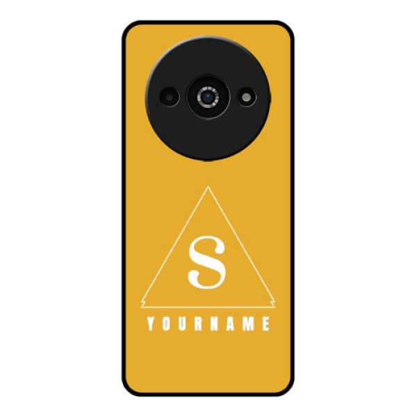 Redmi A3X Custom Glass Phone Case - Simple Triangle Design