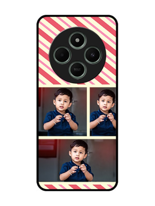 Custom redmi A4 5G Custom Glass Phone Case - Picture Upload Mobile Case Design