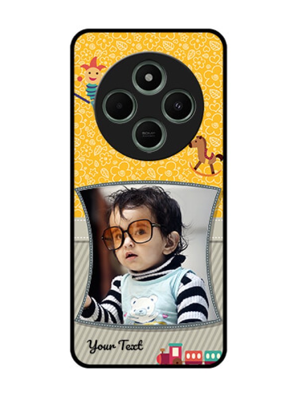 Custom redmi A4 5G Custom Glass Phone Case - Baby Picture Upload Design