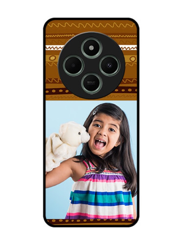 Custom redmi A4 5G Custom Glass Phone Case - Friends Picture Upload Design