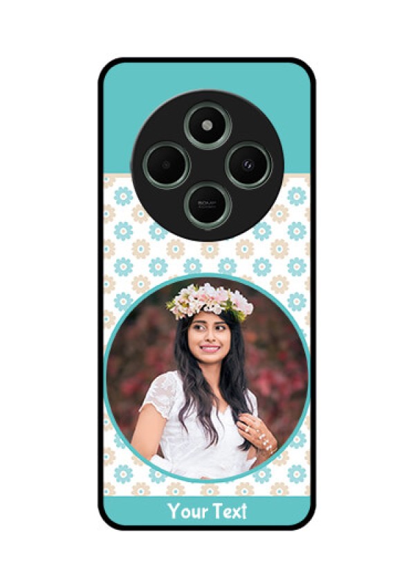 redmi A4 5G Custom Glass Phone Case - Beautiful Flowers Design