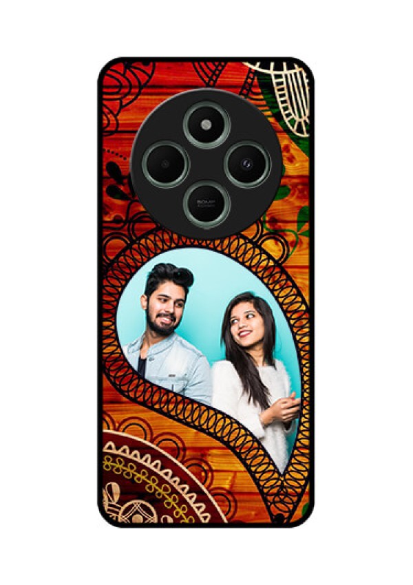 redmi A4 5G Custom Glass Phone Case - Abstract Colorful Design