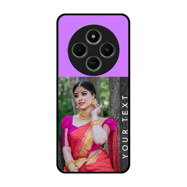 redmi A4 5G Custom Glass Phone Case - Birthday Icons Design