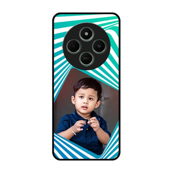 redmi A4 5G Custom Glass Phone Case - Abstract Spiral Design redmi A4 5G Custom Glass Phone Case - Abstract Spiral Design