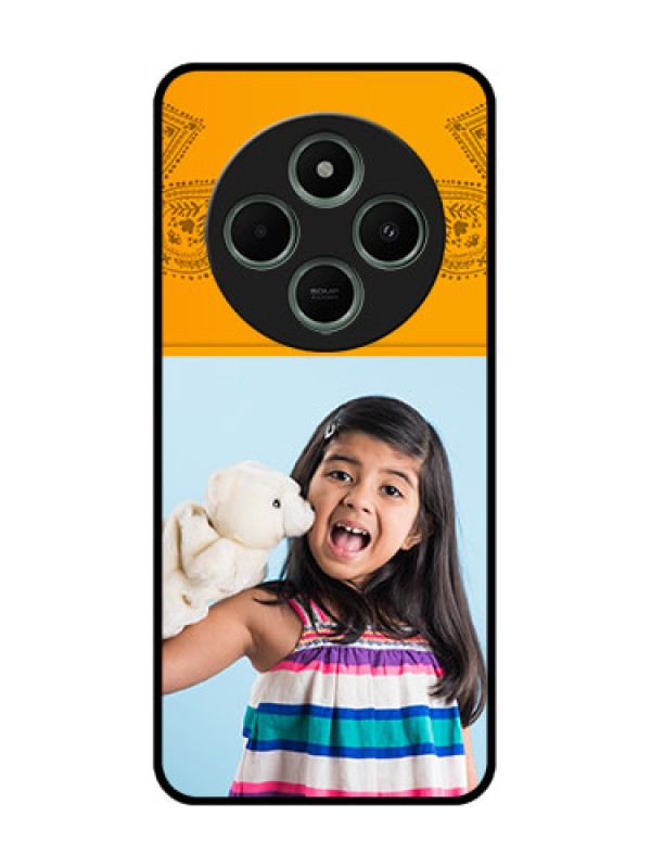 Custom redmi A4 5G Custom Glass Phone Case - Photo Wedding Design