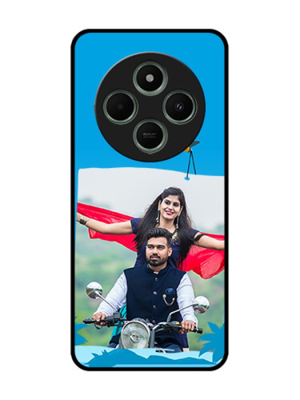 Custom redmi A4 5G Custom Glass Phone Case - Traveller Design