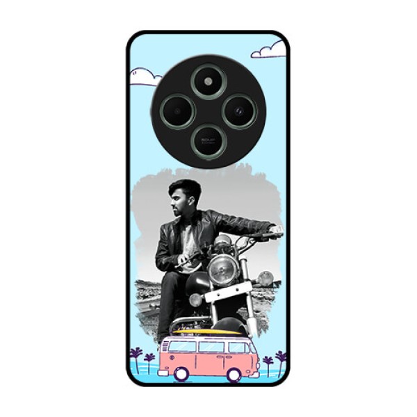 redmi A4 5G Custom Glass Phone Case - Travel & Adventure Design