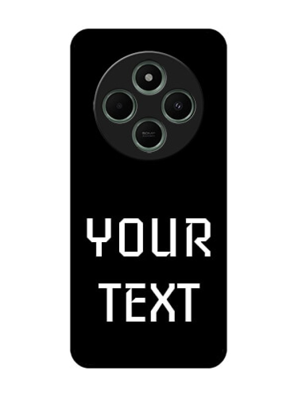 Custom redmi A4 5G Custom Glass Phone Case - Your Name Design