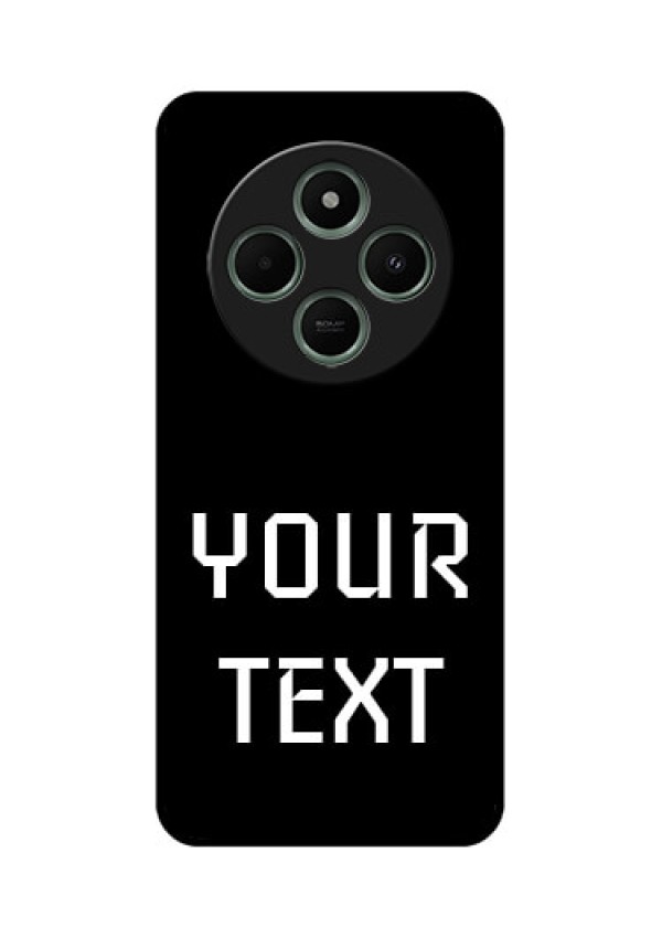 redmi A4 5G Custom Glass Phone Case - Your Name Design