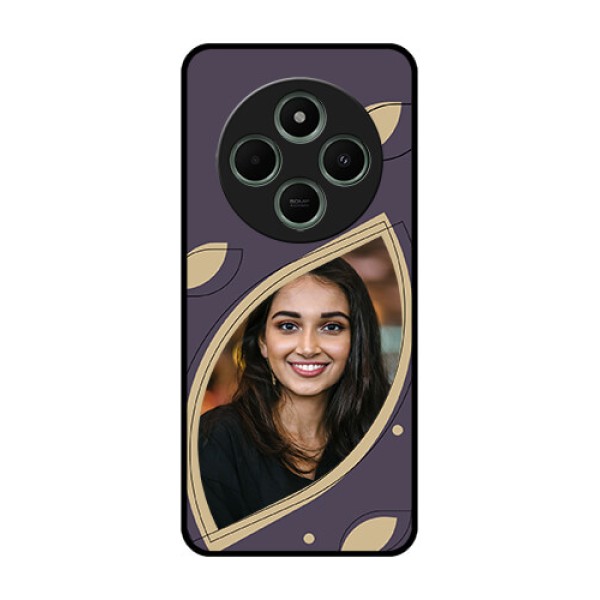 redmi A4 5G Custom Glass Phone Case - Falling Leaf Design
