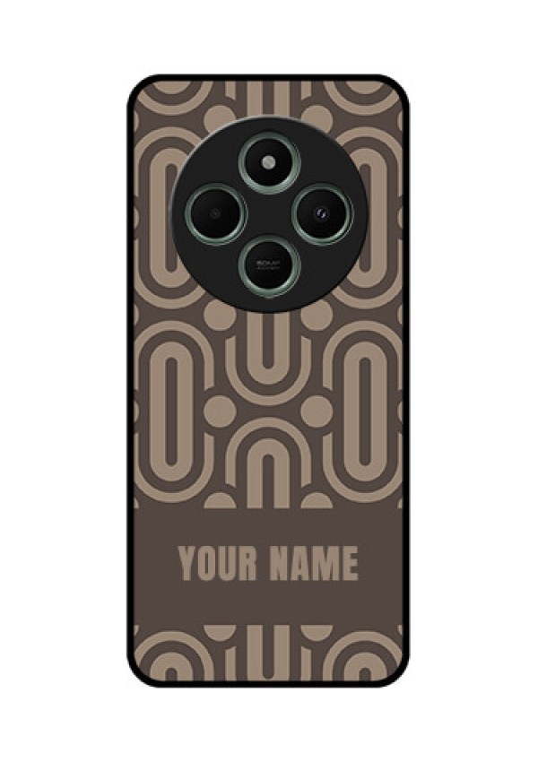 redmi A4 5G Custom Glass Phone Case - Captivating Zero Pattern Design