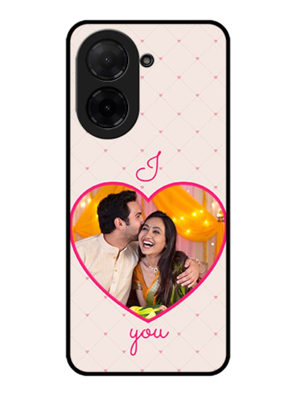 Custom Xiaomi Redmi A5 Custom Glass Phone Case - Heart Shape Design
