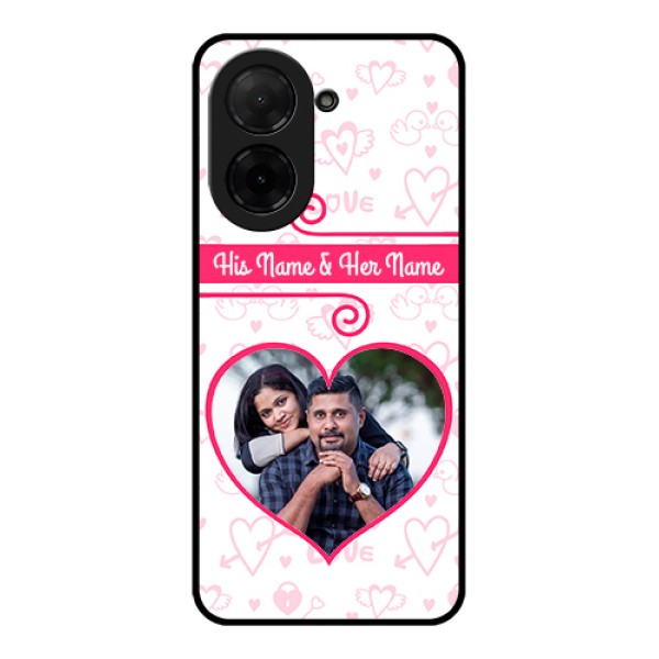 Xiaomi Redmi A5 Custom Glass Phone Case - Heart Shape Love Design Xiaomi Redmi A5 Custom Glass Phone Case - Heart Shape Love Design