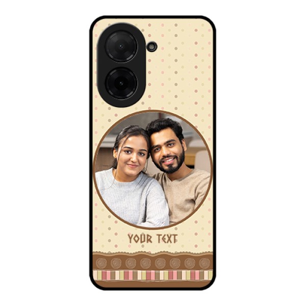 Xiaomi Redmi A5 Custom Glass Phone Case - Brown Dotted Mobile Case Design Xiaomi Redmi A5 Custom Glass Phone Case - Brown Dotted Mobile Case Design