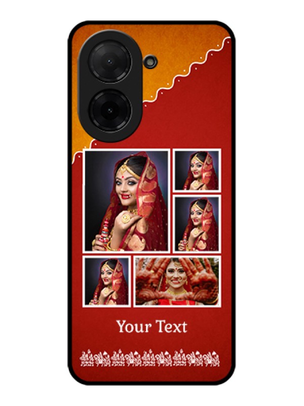 Custom Xiaomi Redmi A5 Custom Glass Phone Case - Wedding Pic Upload Design