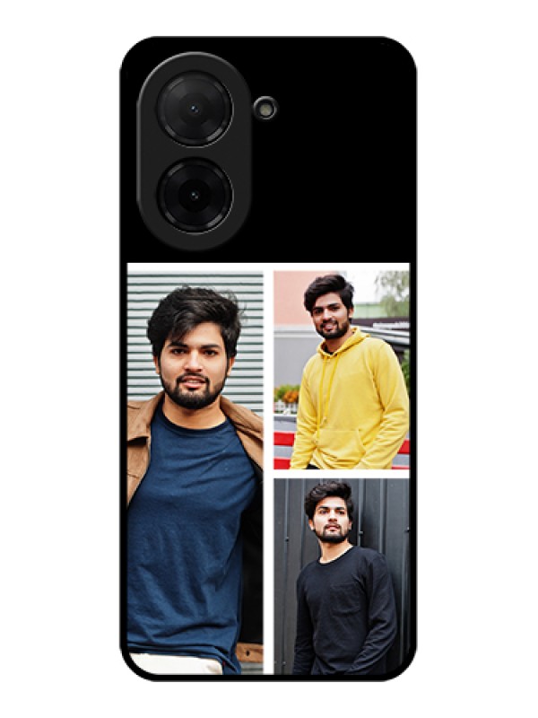 Custom Xiaomi Redmi A5 Custom Glass Phone Case - Upload Multiple Picture Design