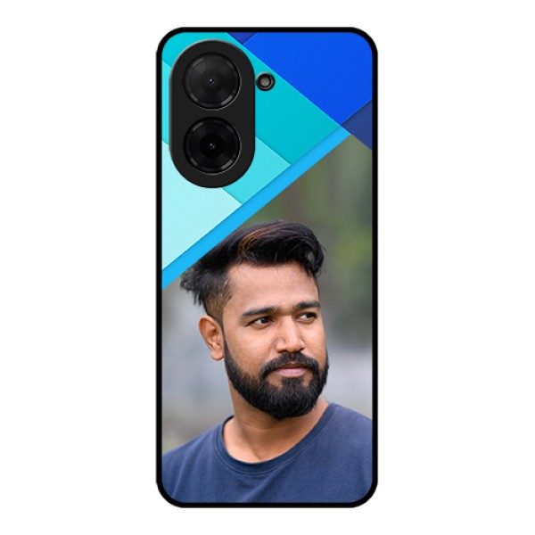 Xiaomi Redmi A5 Custom Glass Phone Case - Blue Pattern Design Xiaomi Redmi A5 Custom Glass Phone Case - Blue Pattern Design