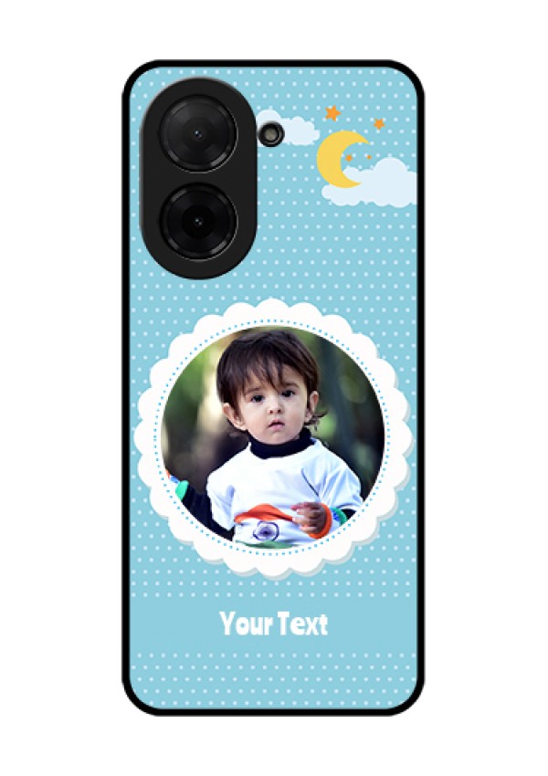 Xiaomi Redmi A5 Custom Glass Phone Case - Violet Pattern Design