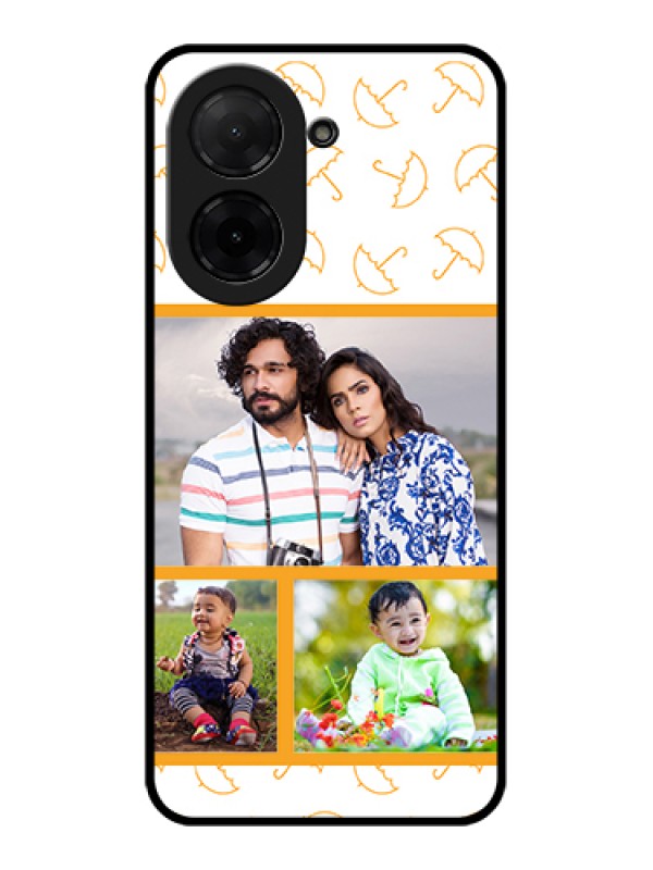 Custom Xiaomi Redmi A5 Custom Glass Phone Case - Yellow Pattern Design