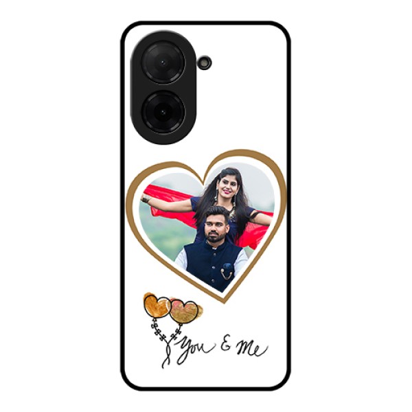 Xiaomi Redmi A5 Custom Glass Phone Case - You & Me Design