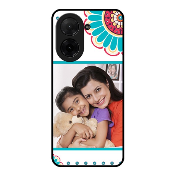 Xiaomi Redmi A5 Custom Glass Phone Case - Flower Design