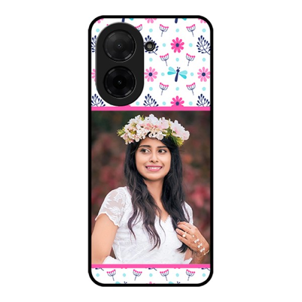 Xiaomi Redmi A5 Custom Glass Phone Case - Colorful Flower Design Xiaomi Redmi A5 Custom Glass Phone Case - Colorful Flower Design