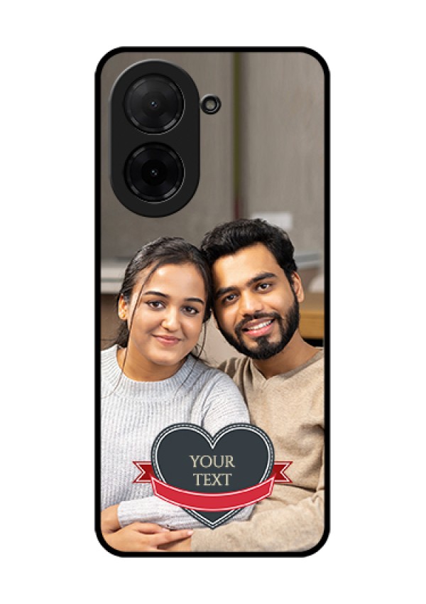 Xiaomi Redmi A5 Custom Glass Phone Case - Just Married Couple Design