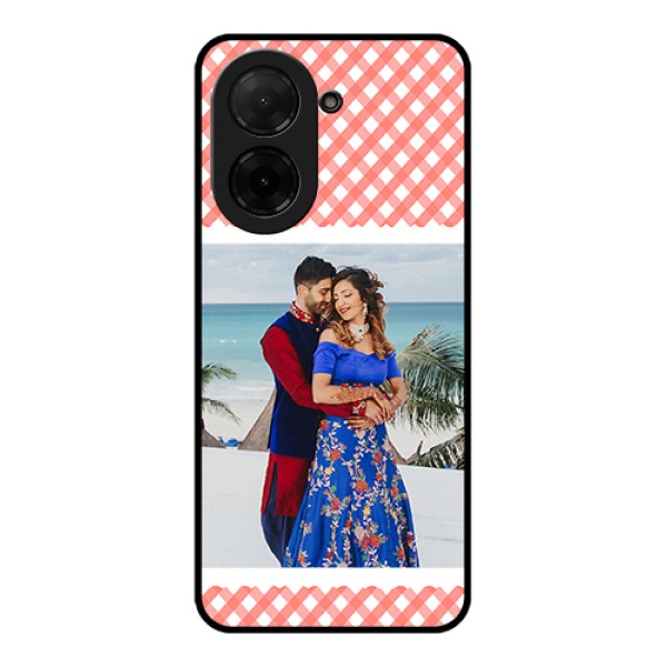 Xiaomi Redmi A5 Custom Glass Phone Case - Pink Pattern Design