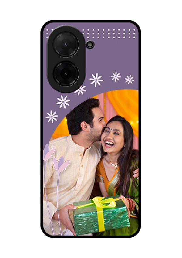 Xiaomi Redmi A5 Custom Glass Phone Case - Lavender Flowers Design