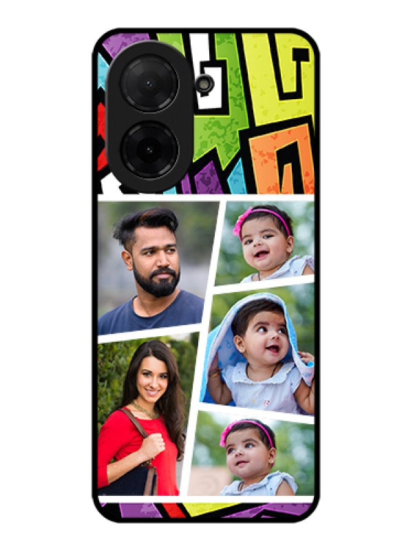 Custom Xiaomi Redmi A5 Custom Glass Phone Case - Graffiti Pattern Design