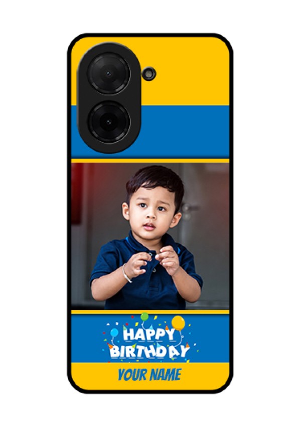 Xiaomi Redmi A5 Custom Glass Phone Case - Birthday Wishes Design