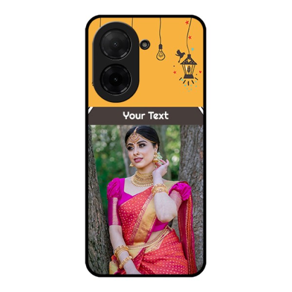 Xiaomi Redmi A5 Custom Glass Phone Case - With Family Picture And Icons Xiaomi Redmi A5 Custom Glass Phone Case - With Family Picture And Icons