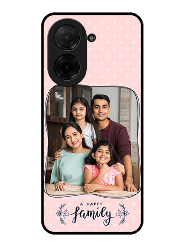 Custom Xiaomi Redmi A5 Custom Glass Phone Case - Family With Dots Design
