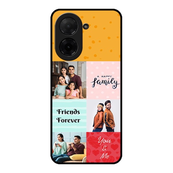 Xiaomi Redmi A5 Custom Glass Phone Case - Images With Quotes Design
