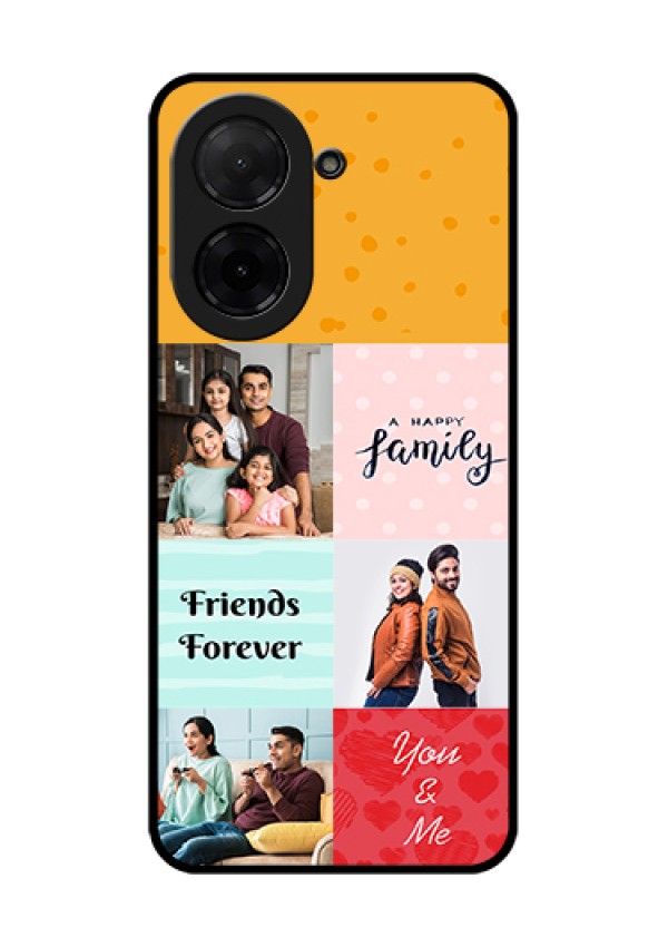 Xiaomi Redmi A5 Custom Glass Phone Case - Images With Quotes Design