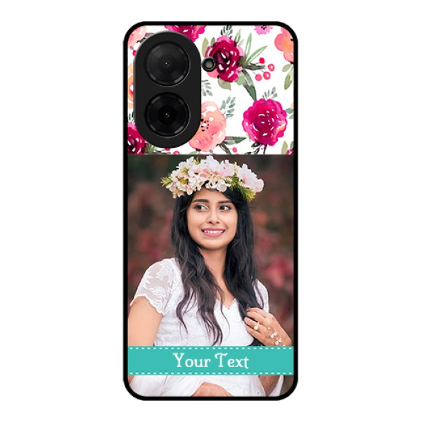 Xiaomi Redmi A5 Custom Glass Phone Case - Water Colors Floral Design Xiaomi Redmi A5 Custom Glass Phone Case - Water Colors Floral Design