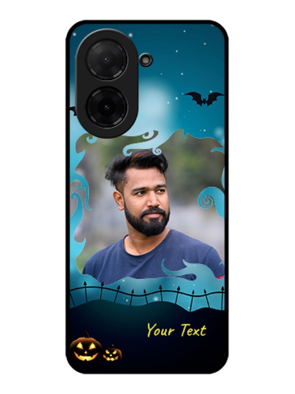 Custom Xiaomi Redmi A5 Custom Glass Phone Case - Halloween Frame Design