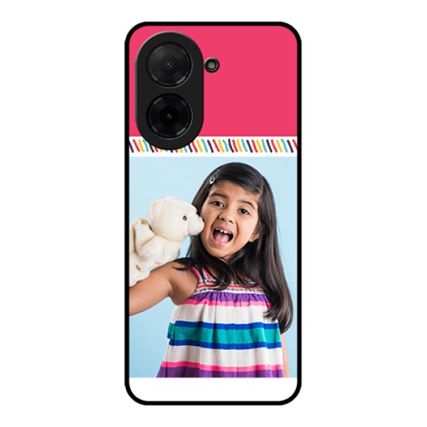 Xiaomi Redmi A5 Custom Glass Phone Case - Line Art Design Xiaomi Redmi A5 Custom Glass Phone Case - Line Art Design