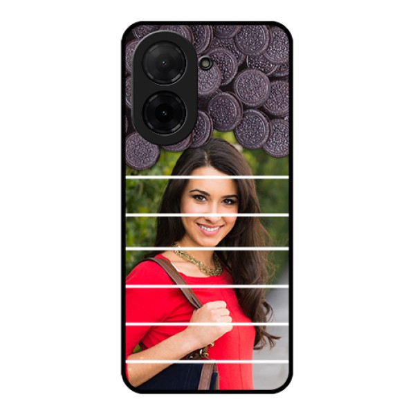 Xiaomi Redmi A5 Custom Glass Phone Case - With Oreo Biscuit Design Xiaomi Redmi A5 Custom Glass Phone Case - With Oreo Biscuit Design